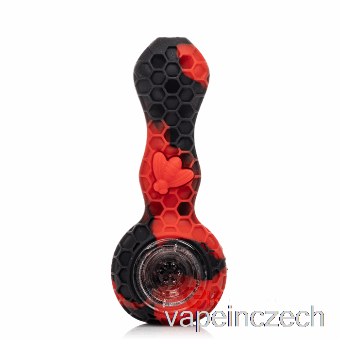 Stratus Včelí Silikonová Lžička Karmínová (černá / červená) Vape Bez Nikotinu